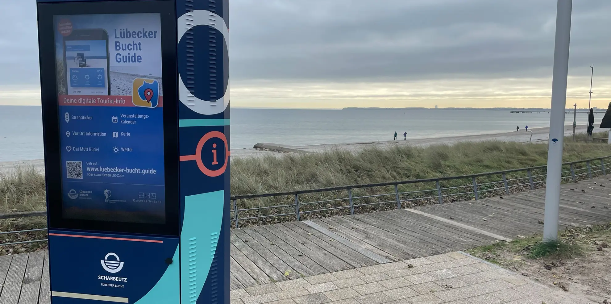 Multimedia Stele in Scharbeutz